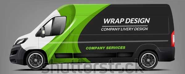 Van Wrap Livery Mockup