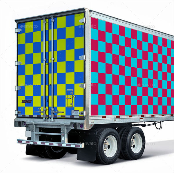 Foot Trailer Wrap Mock Up