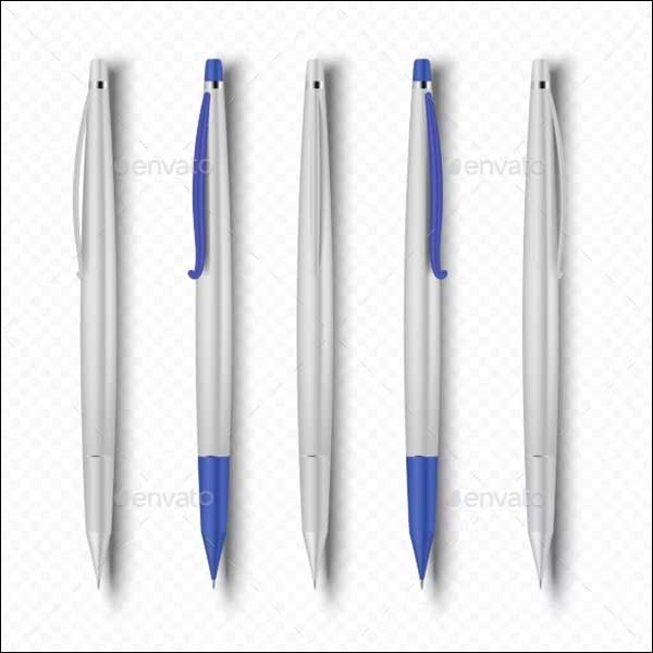 3D Ballpoint Pen Mockups