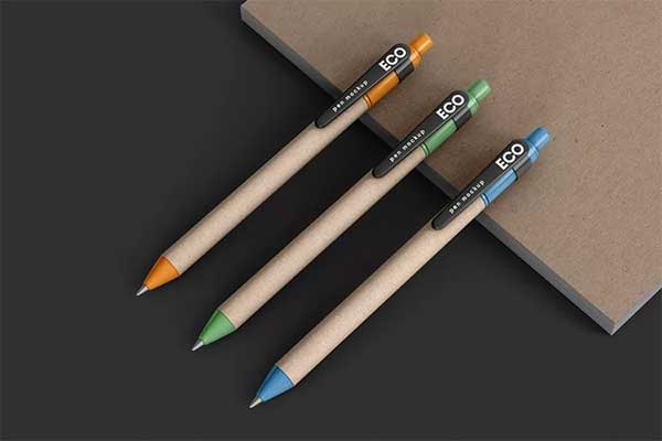 Eco Ballpoint Pen Mockup