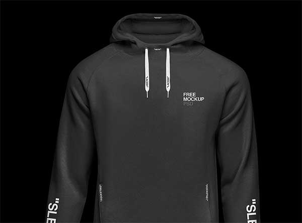 Free Hoodie Sweatshirt Mockup