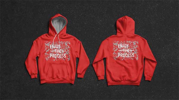 Free Front & Back Hoodie Mockup