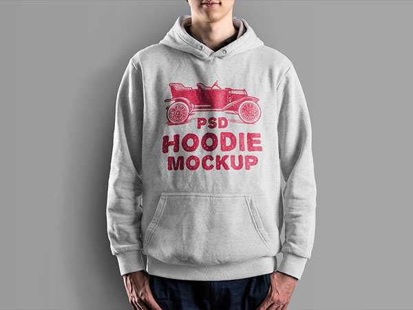 Free Male Hoodie Mockup