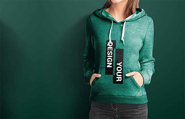 Free Women Hoodie Mockups