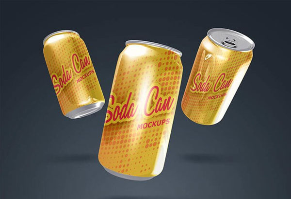 Download Soda Can Mock ups