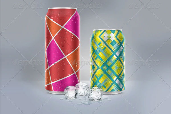 Sample Soda Can Mockups