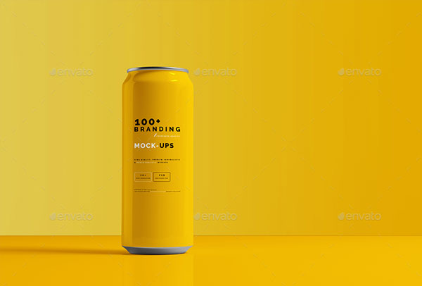 Aluminum Soda Can Mockups