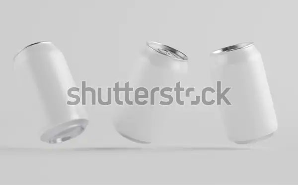 Aluminium Soda Can Mockup Design