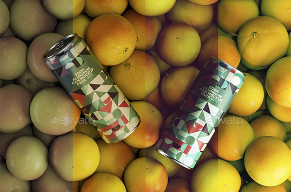 Soda Aluminum Can Mockup Pack