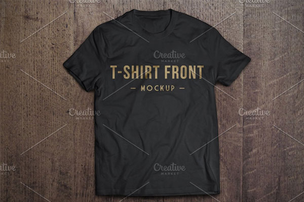 Sample Black T-Shirt Mockups