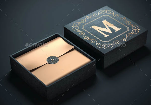 Luxury Square Box Mockups