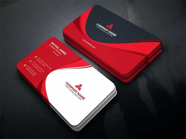 Sample Circle Business Card Mockups