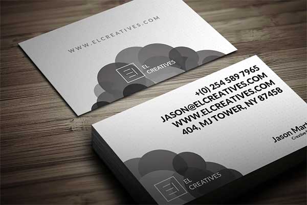 Creative Circles Business Card Mockup