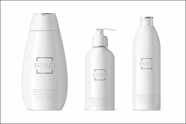 Shampoo and Moisturizer Bottle Mockup Template