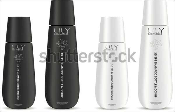 Mockup Set for Shampoo Bottle