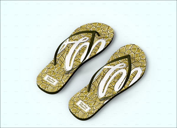 Flip Flop Slipper Mockup