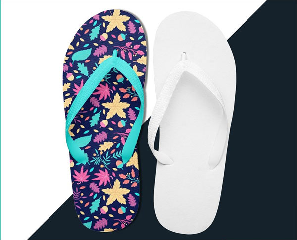 Beach Slippers Mock-Up Set