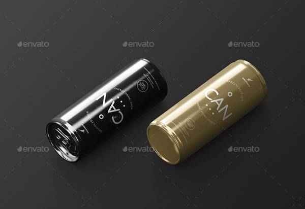 Energy / Soda Drink Can Packaging Mock-Ups