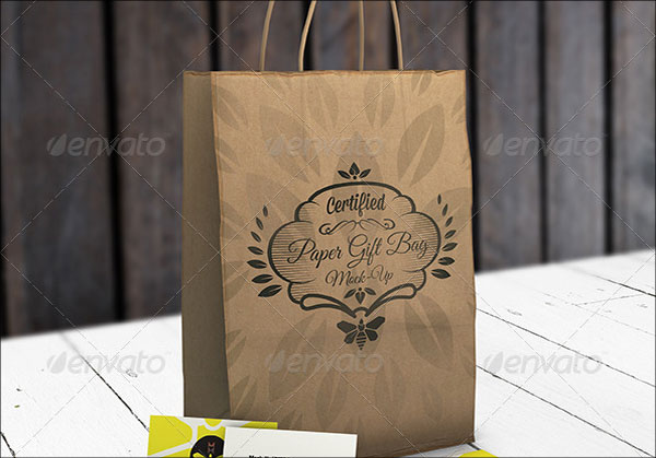 Eco Gift Bag Mockup