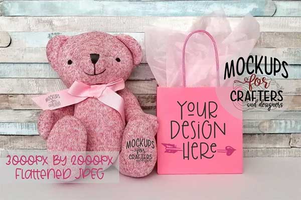 Spring Gift Bag Mockups