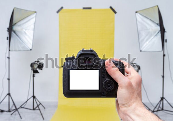 Editable DSLR Camera Mockup