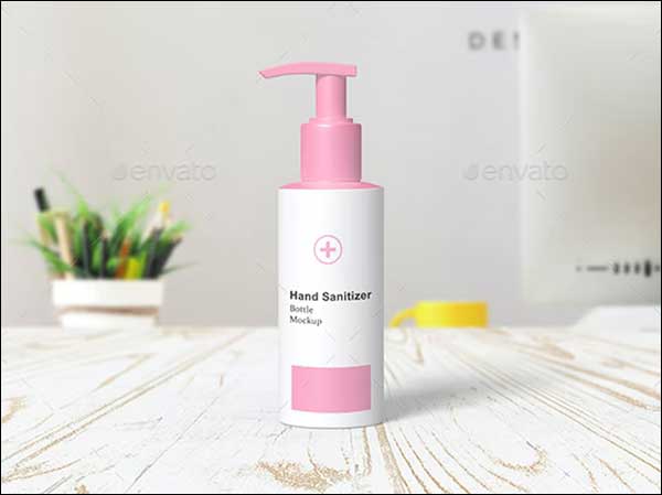 Spray Bottle Mockup