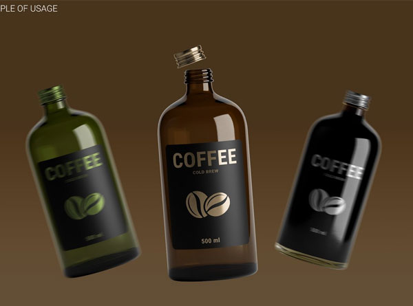 Coffee Bottle Mock-Up