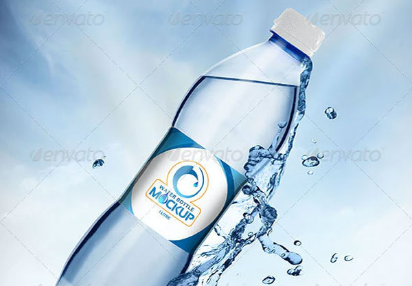 Water Bottle Mockup