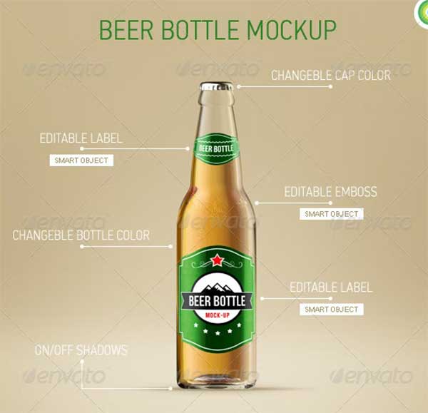 Beer Bottle Mockup