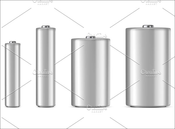 Battery Mockups Set