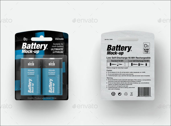 Battery Type D Mock-up