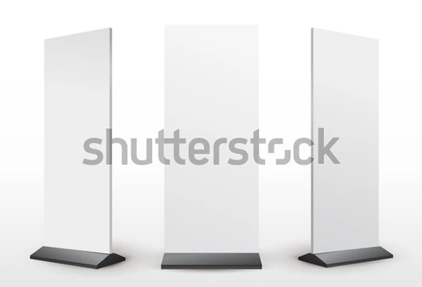 Outdoor Advertising Display Stand Mockup