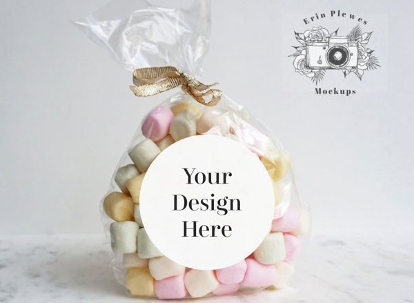 Wedding Gift Bag Mockup