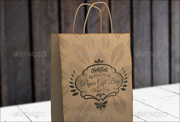 Eco Gift Bag Mockup