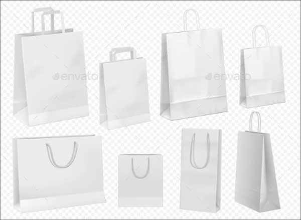 Blank Gift Bag Mock-up