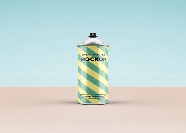 Beautiful Paint Sprey Mockup