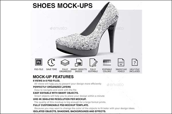 Shoes Mockup - High Heels Mockup