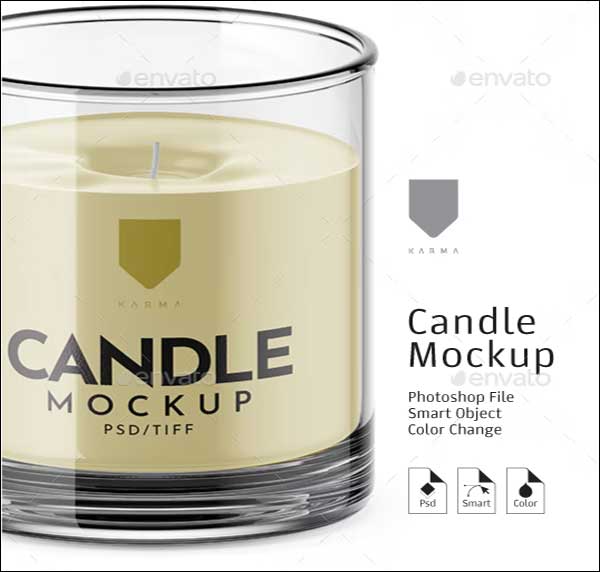 Candle Mockup