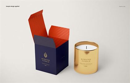 Candle Mockup Set Download