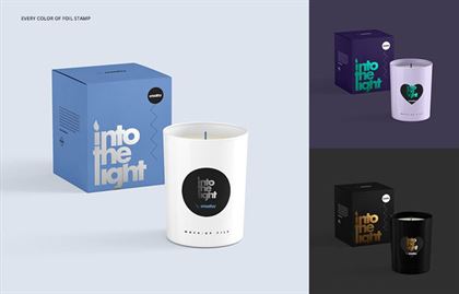 Candle 2 Mockup Set