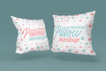 Square Pillow Mockup Set