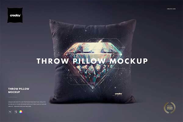 Throw Pillow Mockup