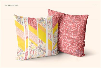 Fabric Factory Pillow Mockup