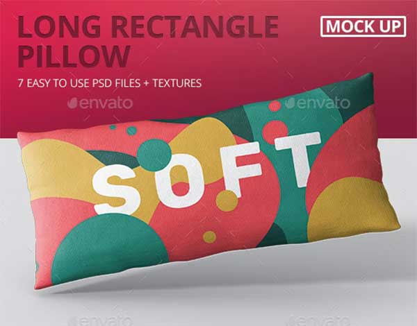 Pillow Mockup - Long Rectangle