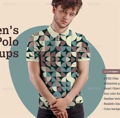 Editable Polo Shirt Mockups