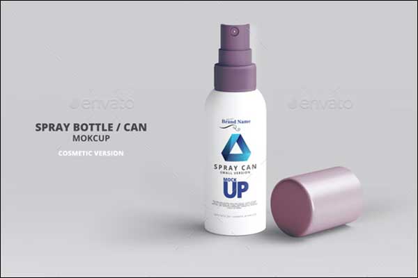 Cosmetic Spray Cap Mockup