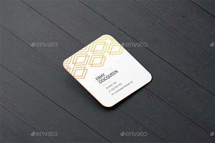 Smart Square Business Card Mockup