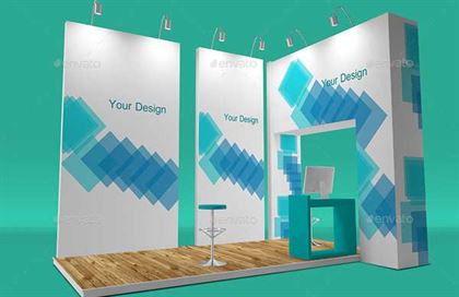 Trade Show Booth Best Mockup Template