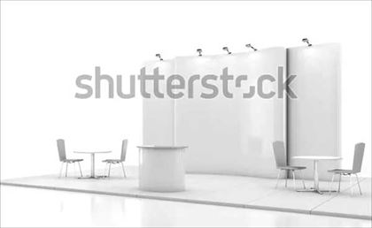 Blank Creative Exhibition Stand Trade Show Mockup