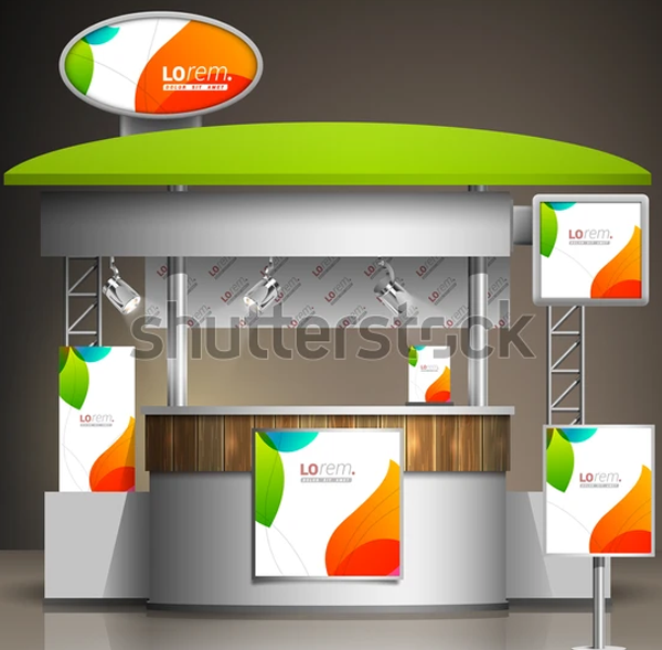 Creative Stand Booth PSD Mockup Template